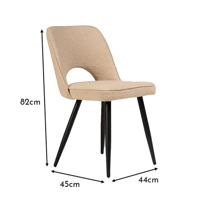 Boucle Dining Chairs