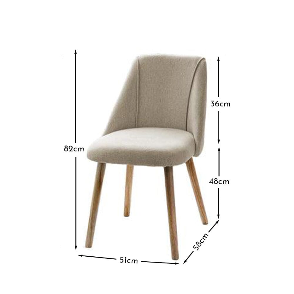 Freya Sand Dining Chairs