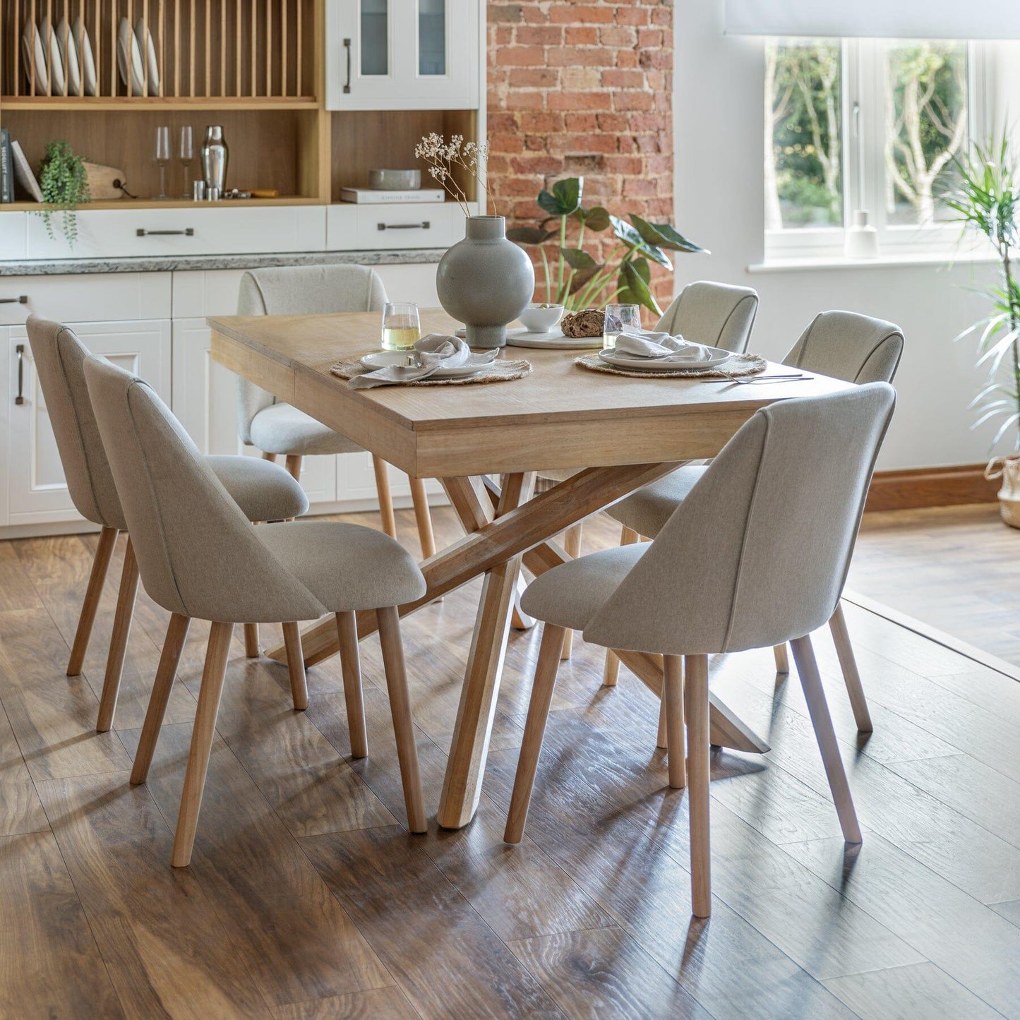 Freya Sand Dining Chairs