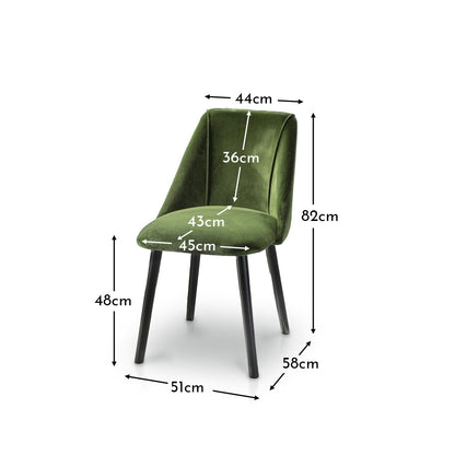 Green Dining Chairs